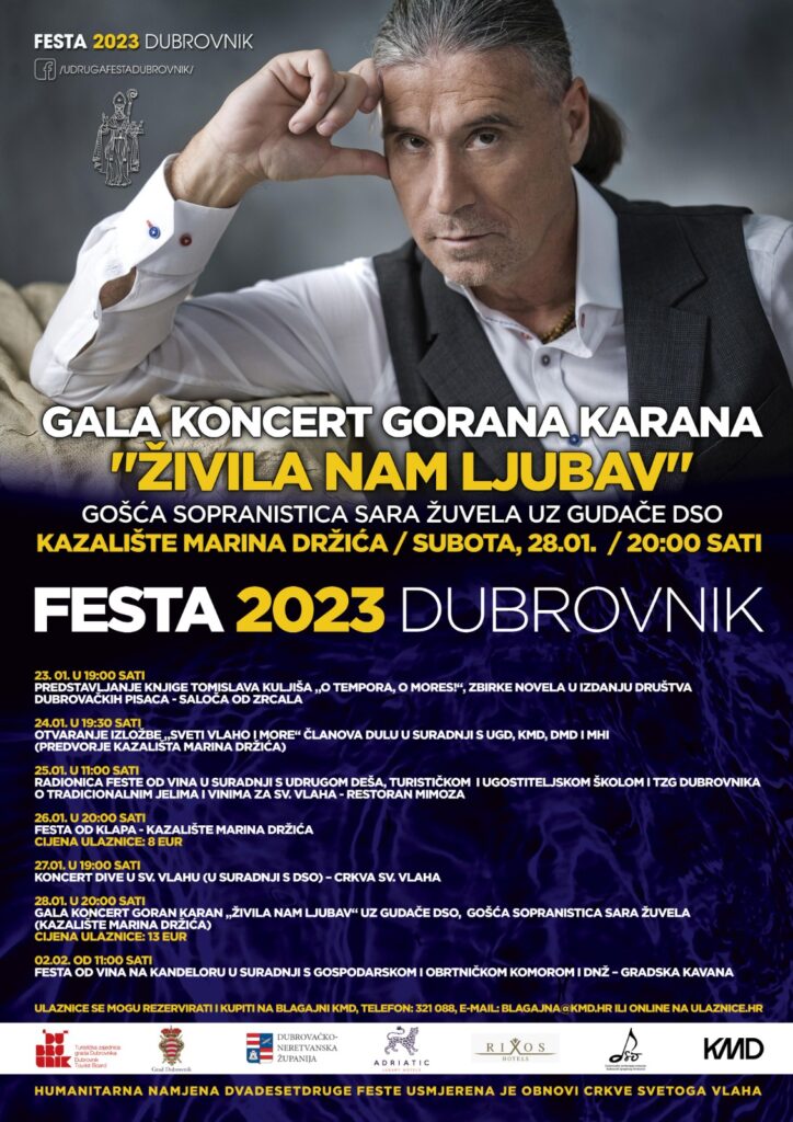 Festa Dubrovnik - Program 2023.